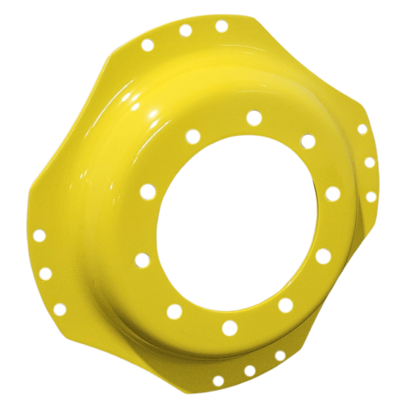 10-Hole Waffle Wheel (Groups of 3 bolts) Center for 28"-30" Rim, John Deere Yellow