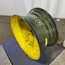 15"W x 30"D, John Deere Yellow 8-Hole Formed Plate