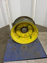 14"W x 26"D, John Deere Yellow 8-Hole Formed Plate