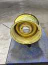 12"W x 24"D, John Deere Yellow 8-Hole Formed Plate