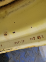 12"W x 24"D, John Deere Yellow 8-Hole Formed Plate