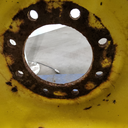 18"W x 28"D, John Deere Yellow 8-Hole Formed Plate