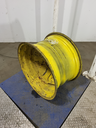 16"W x 26"D, John Deere Yellow 8-Hole Stamped Plate