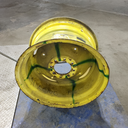 16"W x 26"D, John Deere Yellow 8-Hole Stamped Plate