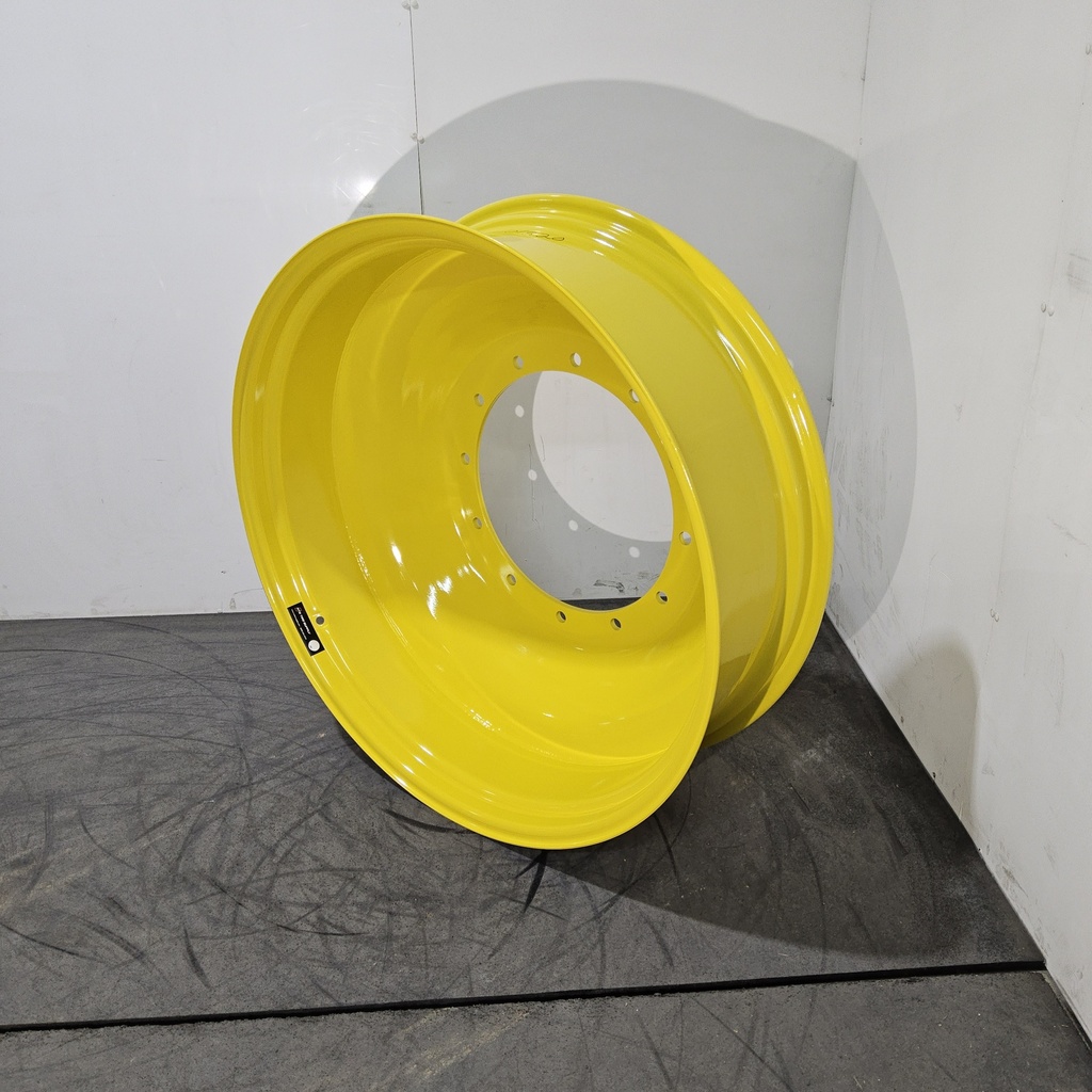 12"W x 38"D, John Deere Yellow 12-Hole Spun Disc