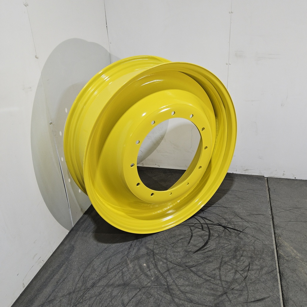 12"W x 38"D, John Deere Yellow 12-Hole Spun Disc