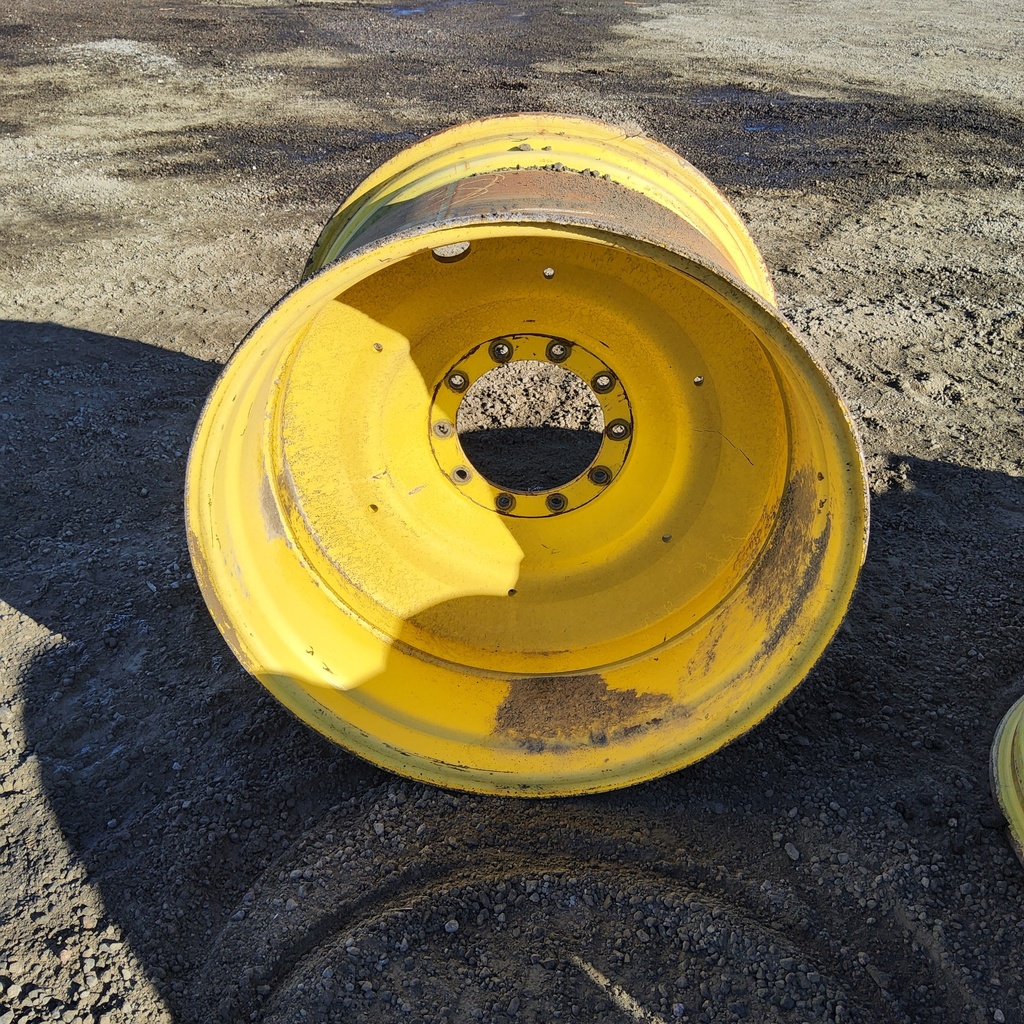 27"W x 38"D, John Deere Yellow 10-Hole Formed Plate