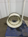 12"W x 24"D, New Holland White 8-Hole Waffle Wheel (Groups of 2 bolts)