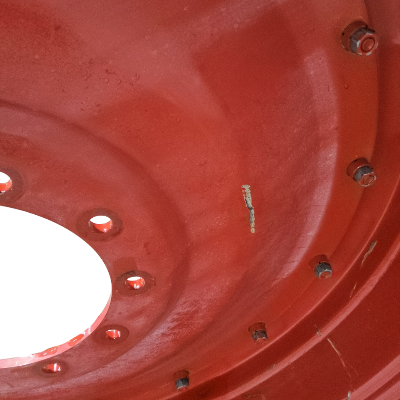 10-Hole Stub Disc Center for 46"-54" Rim, Fendt/Agco Red