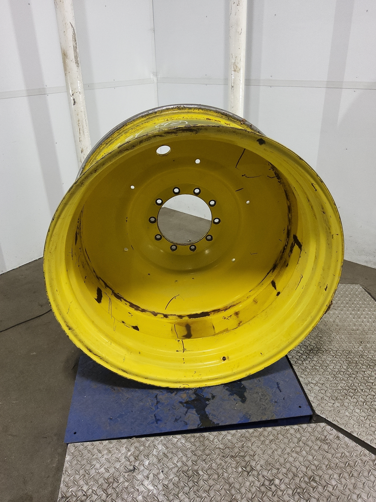 20"W x 42"D, John Deere Yellow 10-Hole Formed Plate