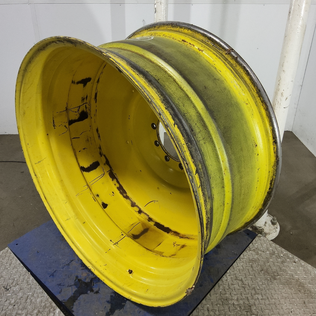 20"W x 42"D, John Deere Yellow 10-Hole Formed Plate