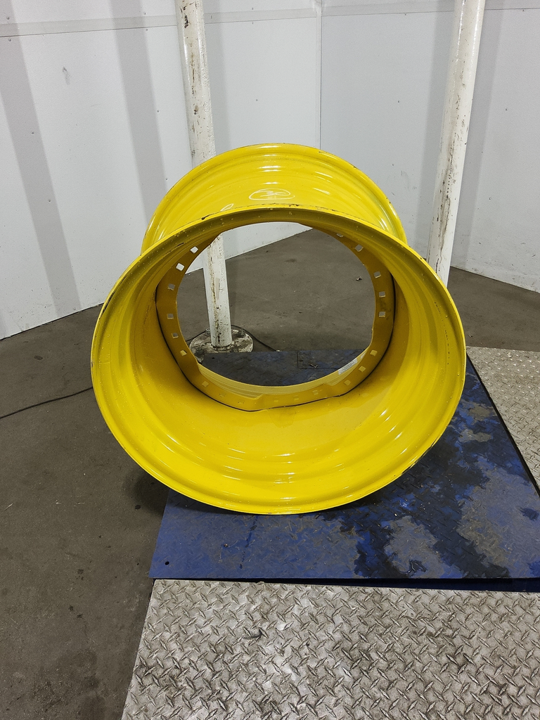 20"W x 30"D, John Deere Yellow 12-Hole Waffle Wheel (Groups of 3 bolts)