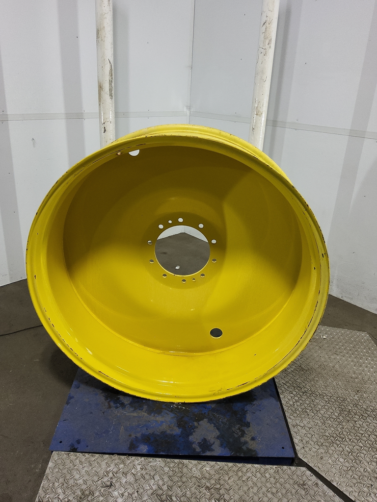 12"W x 46"D, John Deere Yellow 10-Hole Formed Plate