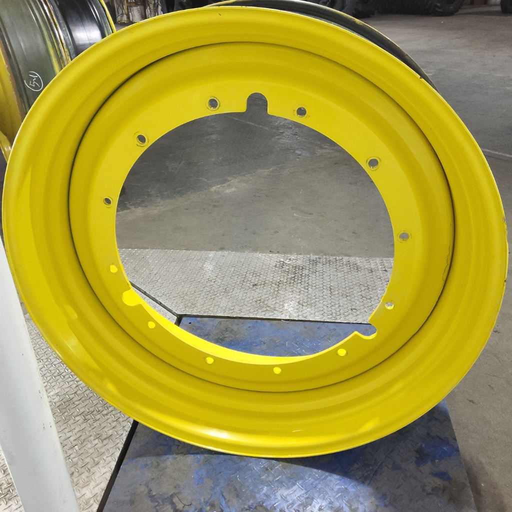 16"W x 46"D, John Deere Yellow 12-Hole Stub Disc