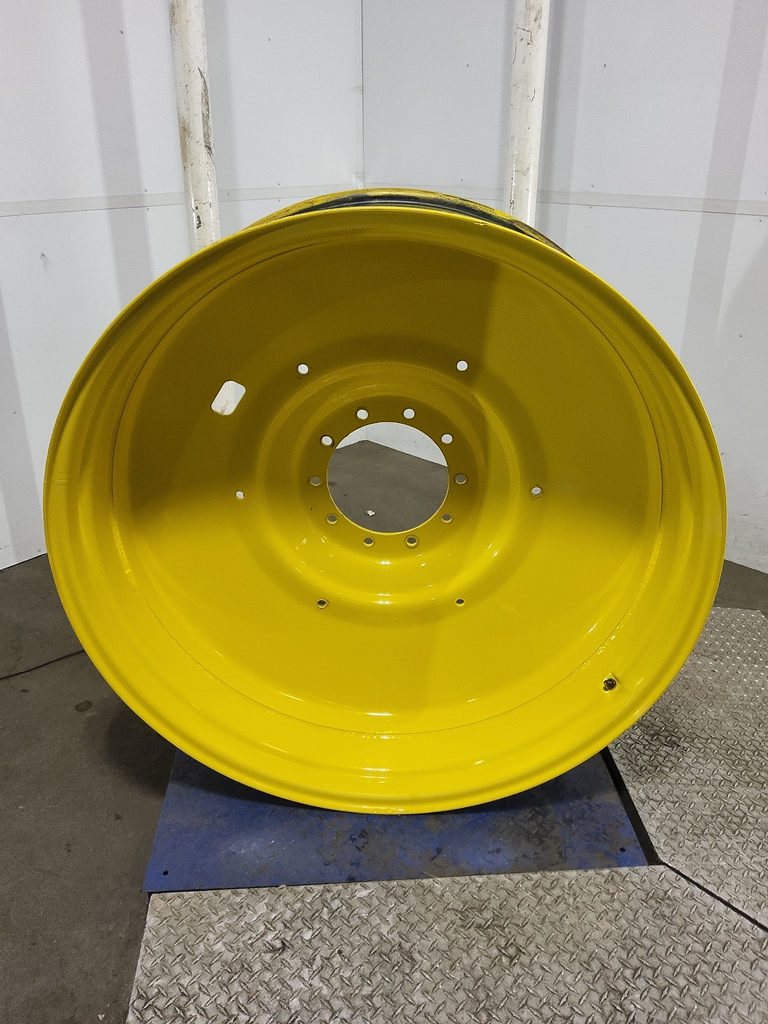 16"W x 46"D, John Deere Yellow 10-Hole Formed Plate