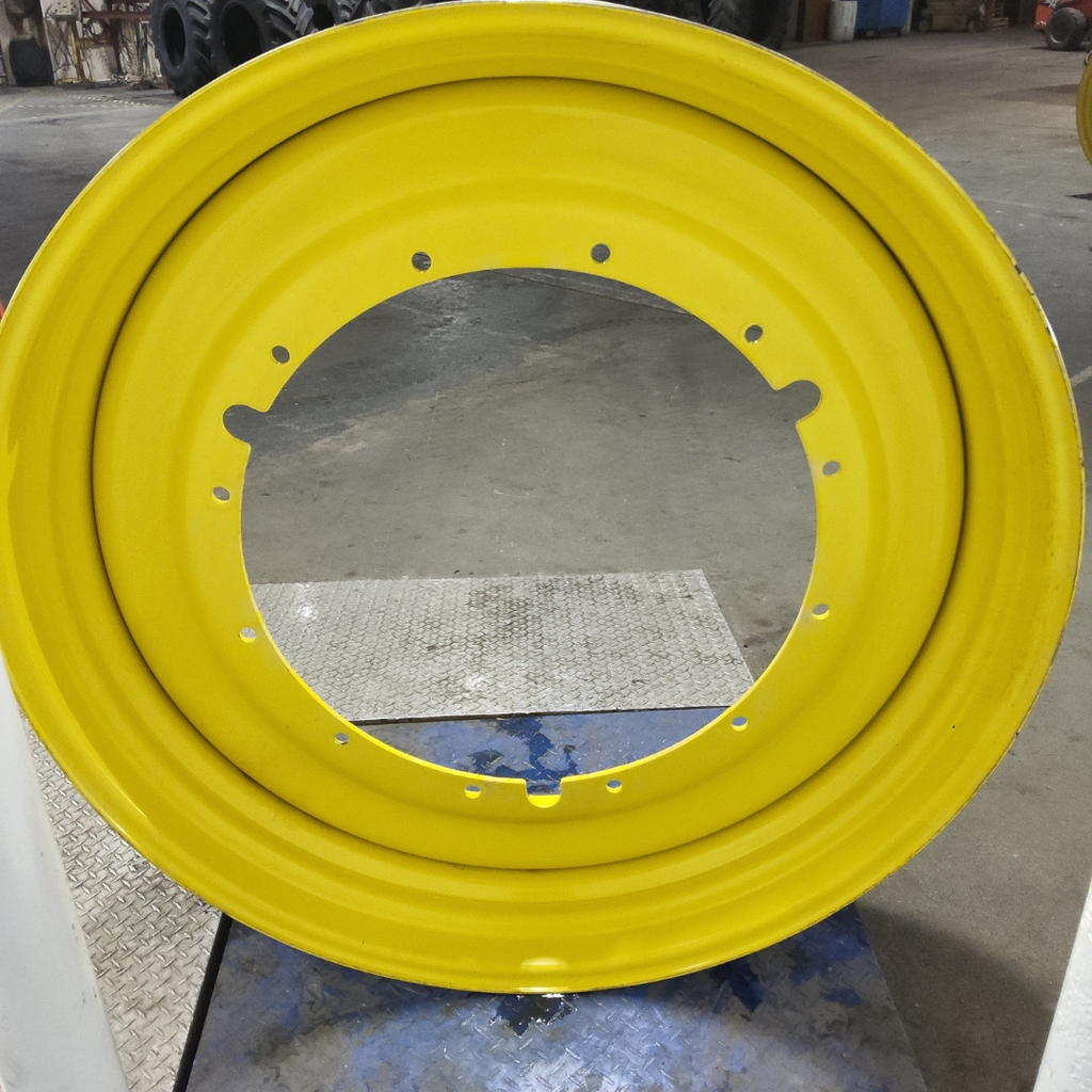 15"W x 50"D, John Deere Yellow 12-Hole Stub Disc