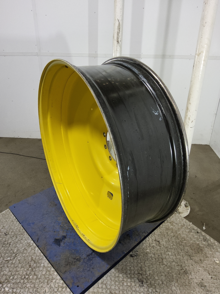 16"W x 46"D, John Deere Yellow 10-Hole Formed Plate