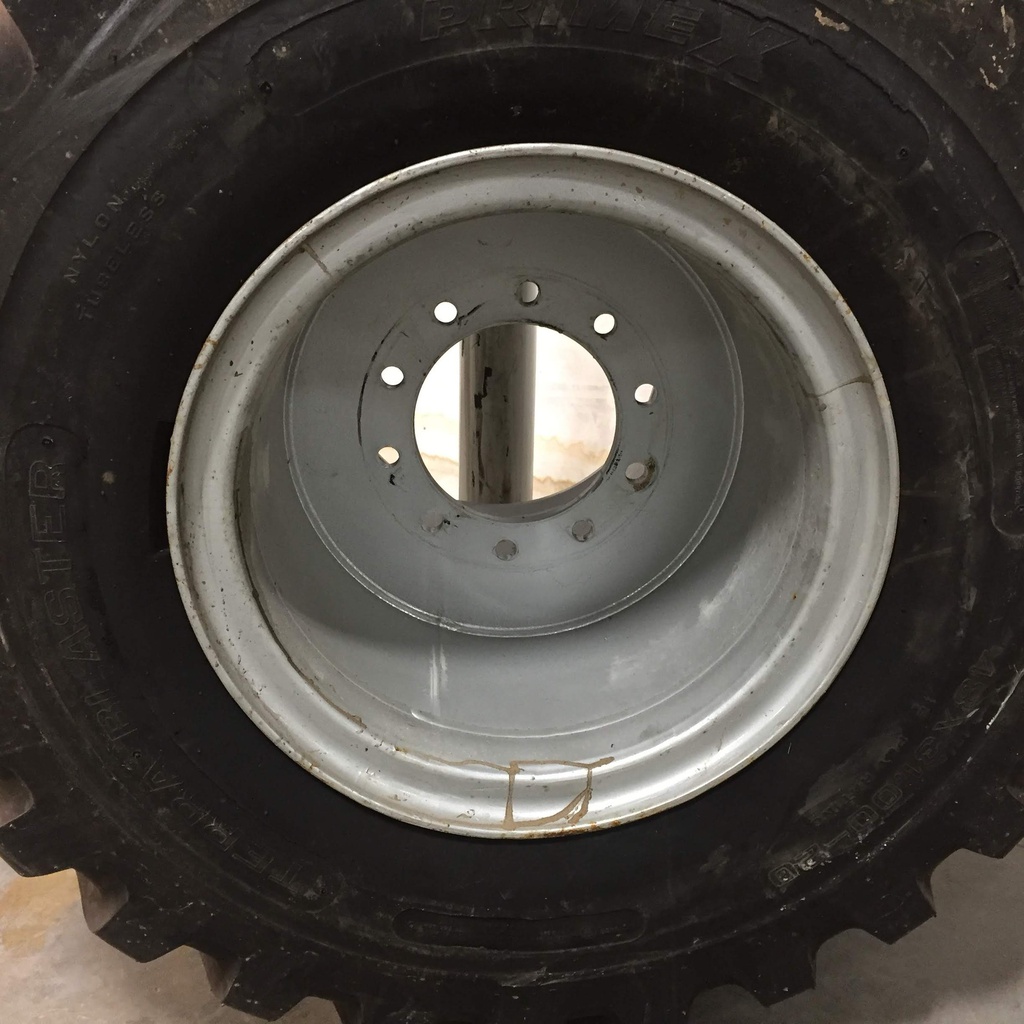 48/31.00-20 Galaxy Primex Terra Blaster HF-4 on Case IH Silver Mist 10-Hole OTR Wheel/3-piece 99%