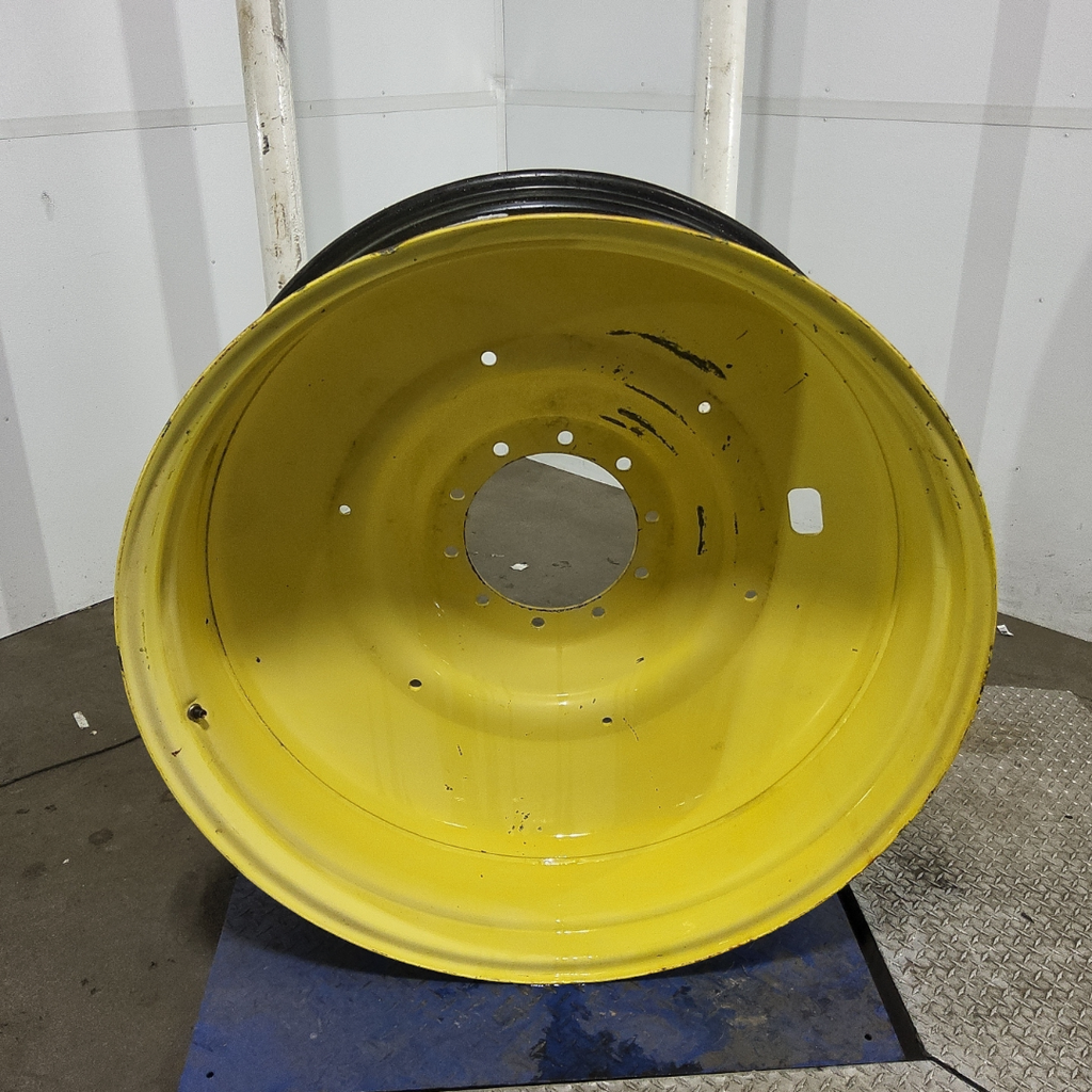 16"W x 42"D, John Deere Yellow 10-Hole Formed Plate