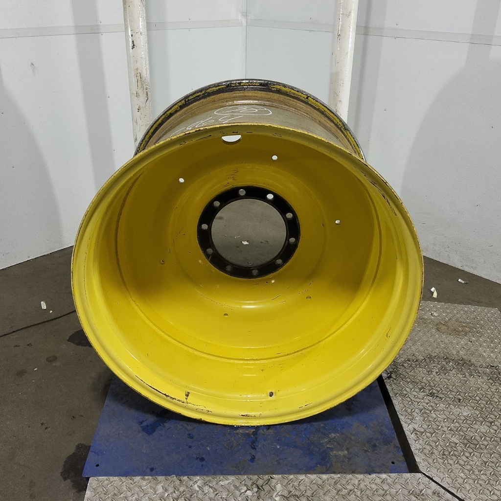 27"W x 38"D, John Deere Yellow 10-Hole Formed Plate