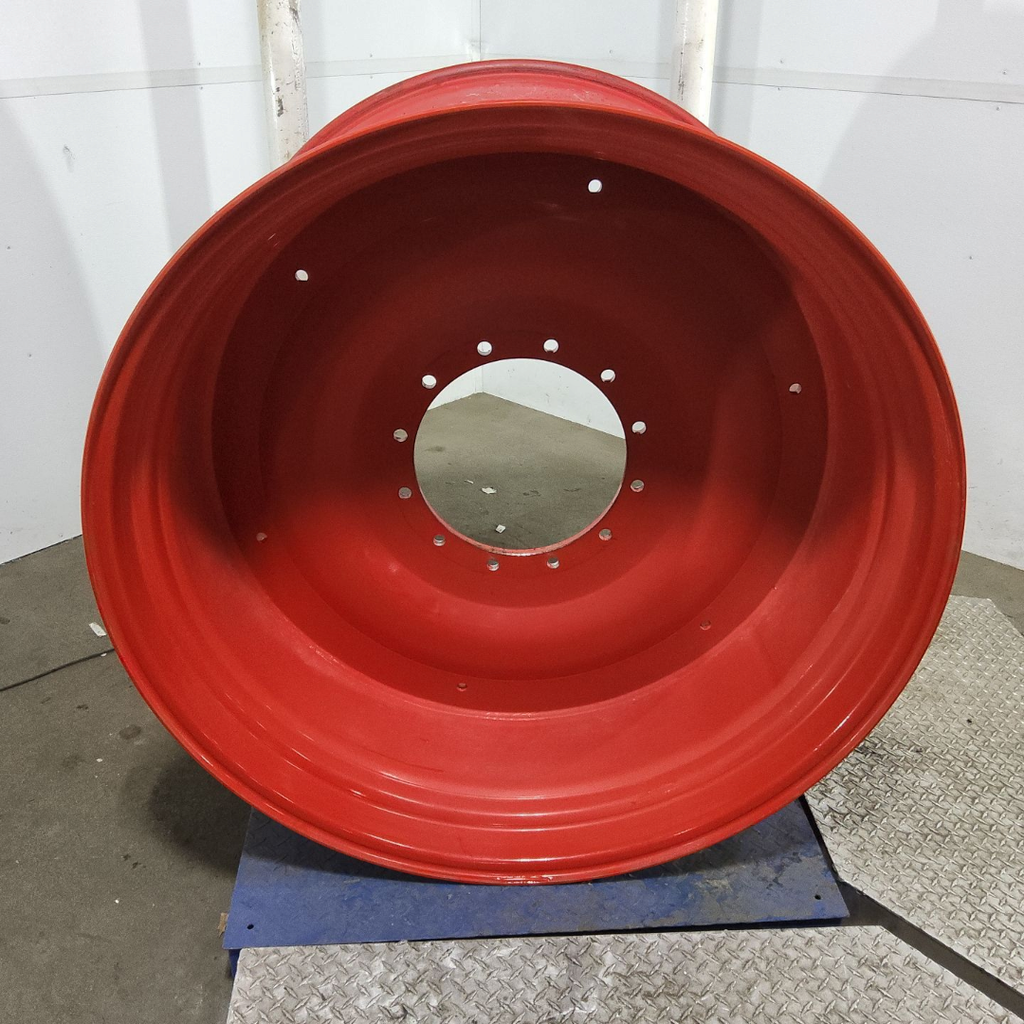 30"W x 46"D, Fendt/Agco Red 12-Hole Formed Plate