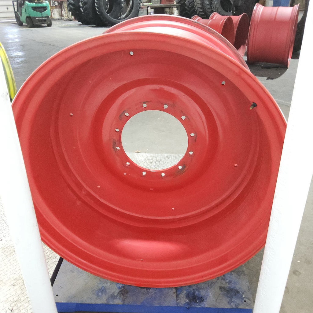 30"W x 46"D, Fendt/Agco Red 12-Hole Formed Plate