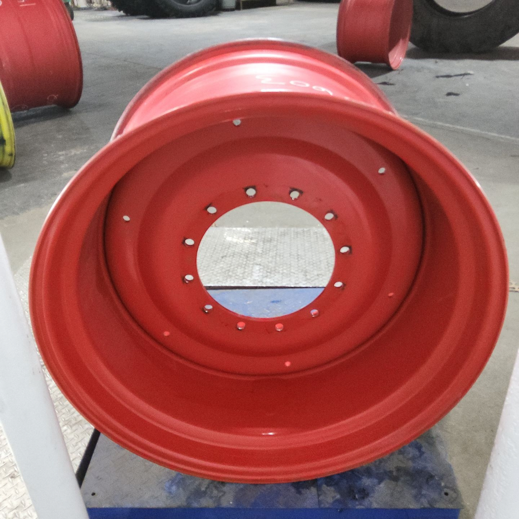 25"W x 38"D, Fendt/Agco Red 12-Hole Formed Plate