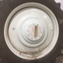 480/80R50 Goodyear Farm DT800 Super Traction R-1W on New Holland White 10-Hole Formed Plate W/Weight Holes 90%