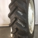 480/80R50 Goodyear Farm DT800 Super Traction R-1W on New Holland White 10-Hole Formed Plate W/Weight Holes 90%
