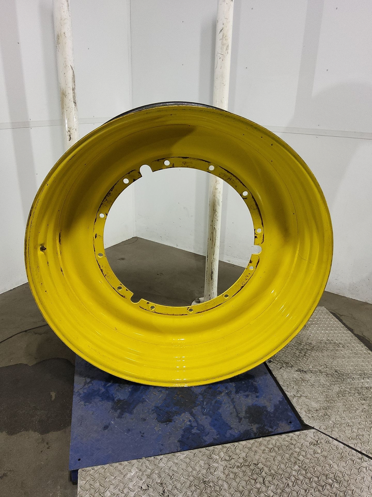 15"W x 50"D, John Deere Yellow 12-Hole Stub Disc