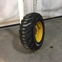 10/-16.5 Galaxy Beefy Baby R-4 on Industrial Yellow  8-Hole Skid Steer 95%