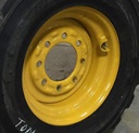 8.25"W x 16.5"D, Industrial Yellow  8-Hole Skid Steer