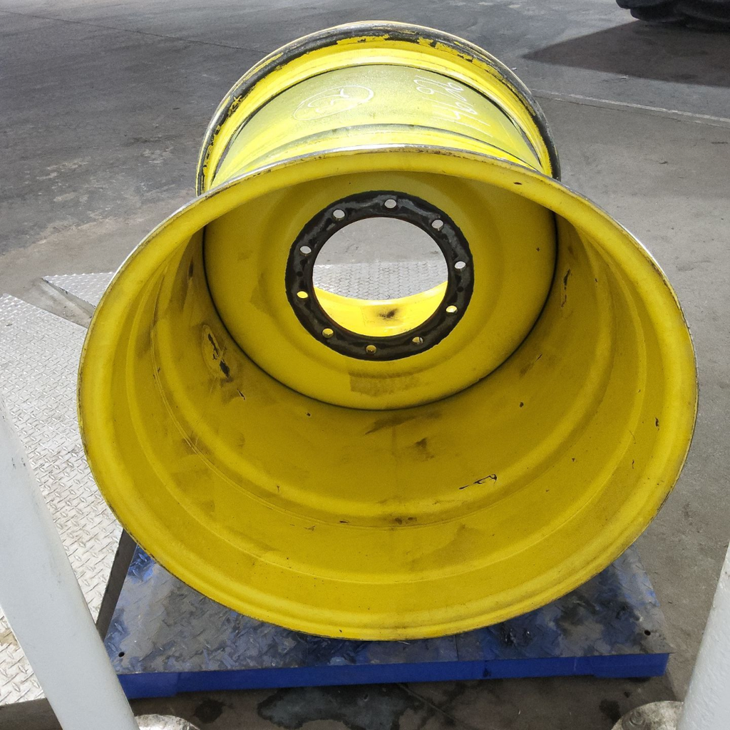 44"W x 32"D, John Deere Yellow 10-Hole 3 Piece Formed Plate