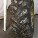 480/80R38 Goodyear Farm Dyna Torque Radial R-1 on John Deere Yellow 0-Hole Band Dual "L" Rail w/16" band 45%