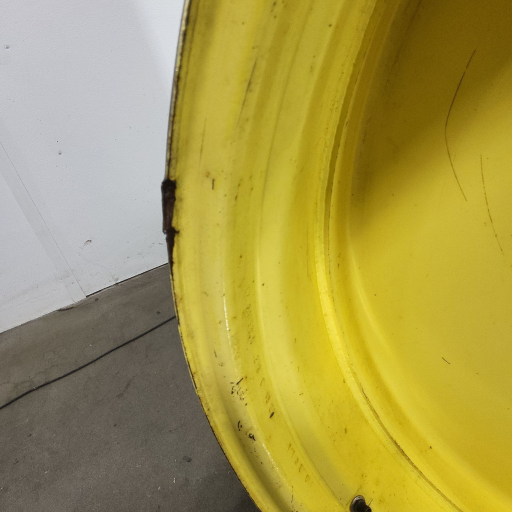 12"W x 54"D, John Deere Yellow 12-Hole Stub Disc