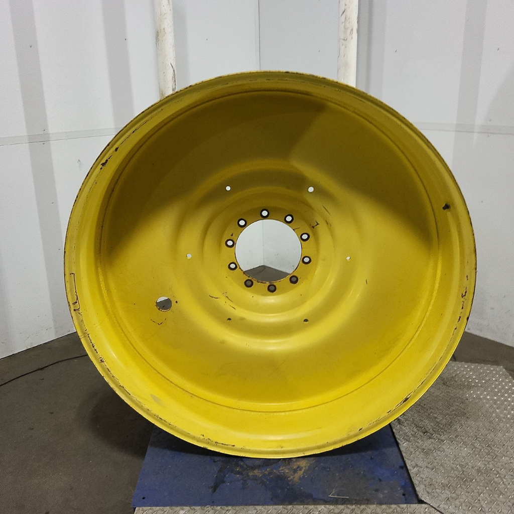 12"W x 54"D, John Deere Yellow 10-Hole Formed Plate