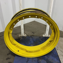 12"W x 38"D, John Deere Yellow 12-Hole Waffle Wheel (Groups of 3 bolts)