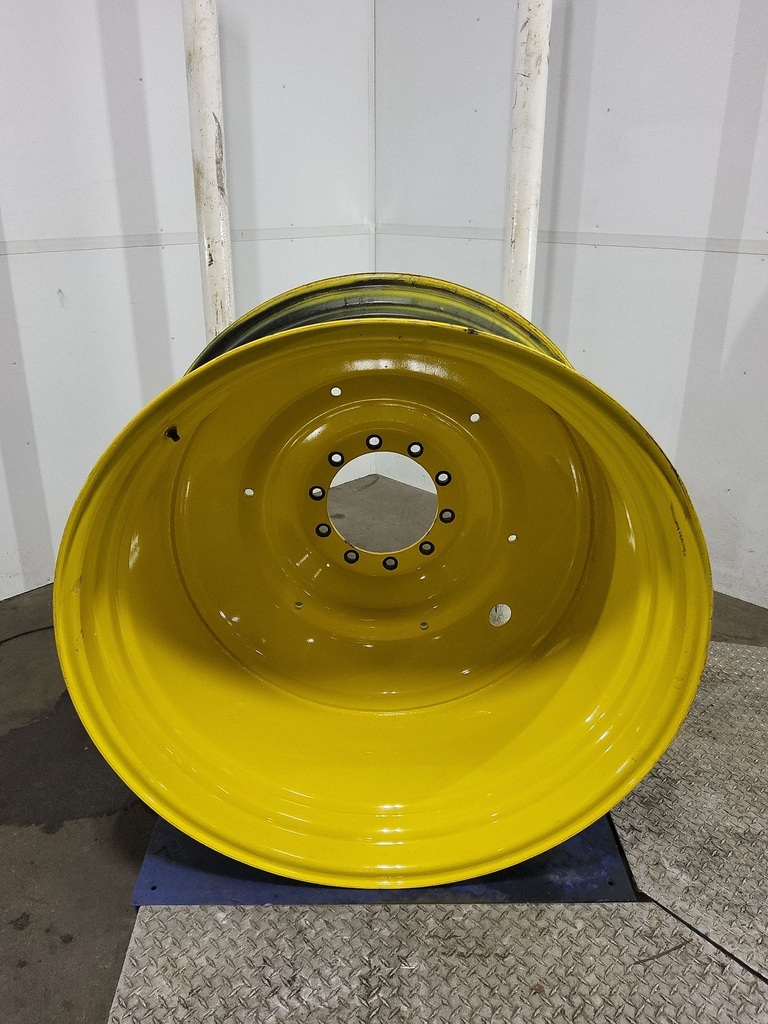 23"W x 42"D, John Deere Yellow 10-Hole Formed Plate