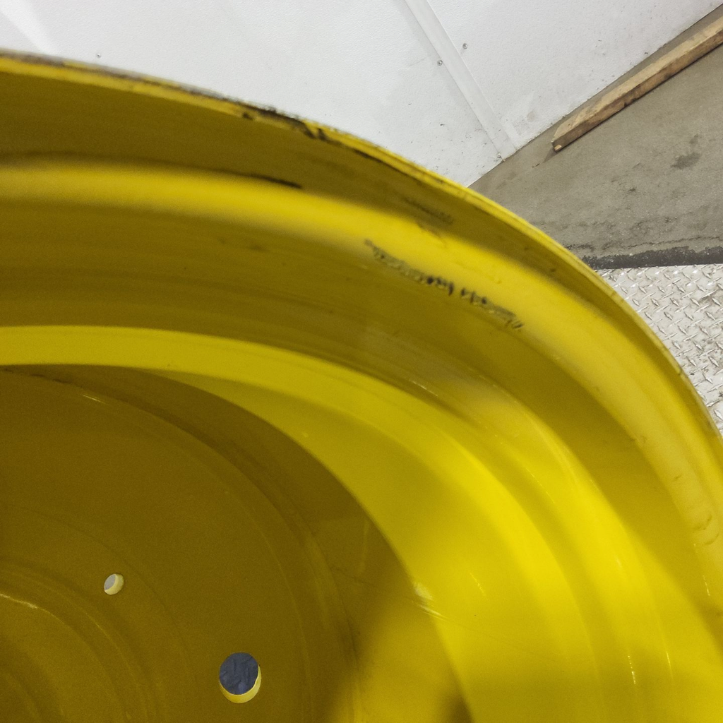 23"W x 42"D, John Deere Yellow 10-Hole Formed Plate