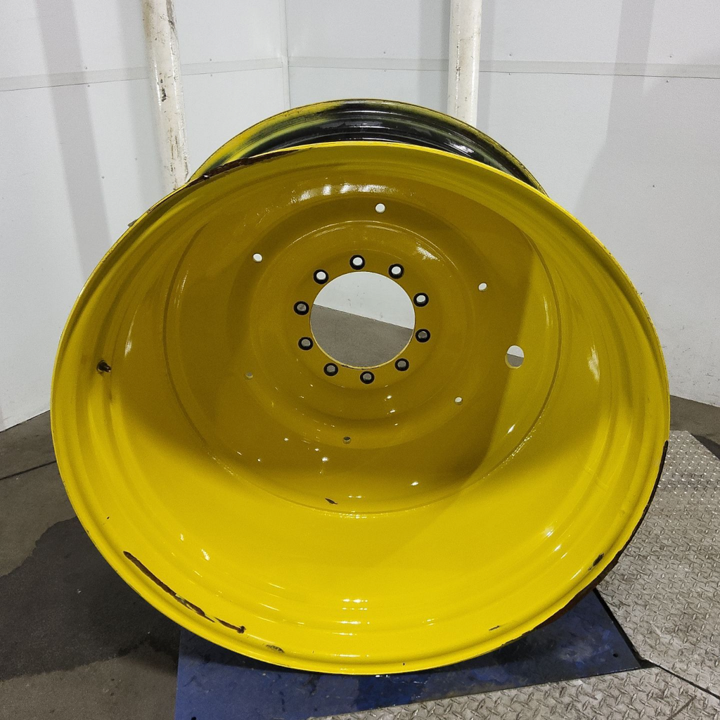 23"W x 42"D, John Deere Yellow 10-Hole Formed Plate