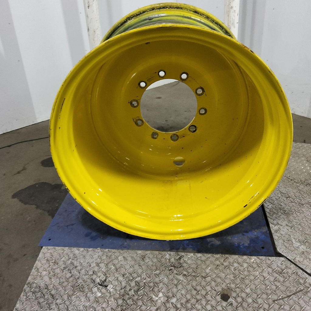 27"W x 32"D, John Deere Yellow 10-Hole Formed Plate