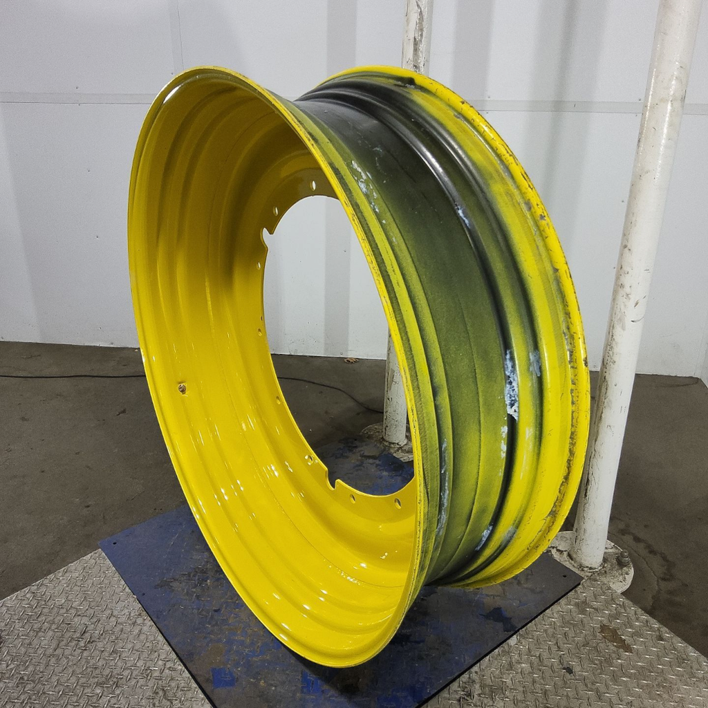 15"W x 50"D, John Deere Yellow 12-Hole Stub Disc