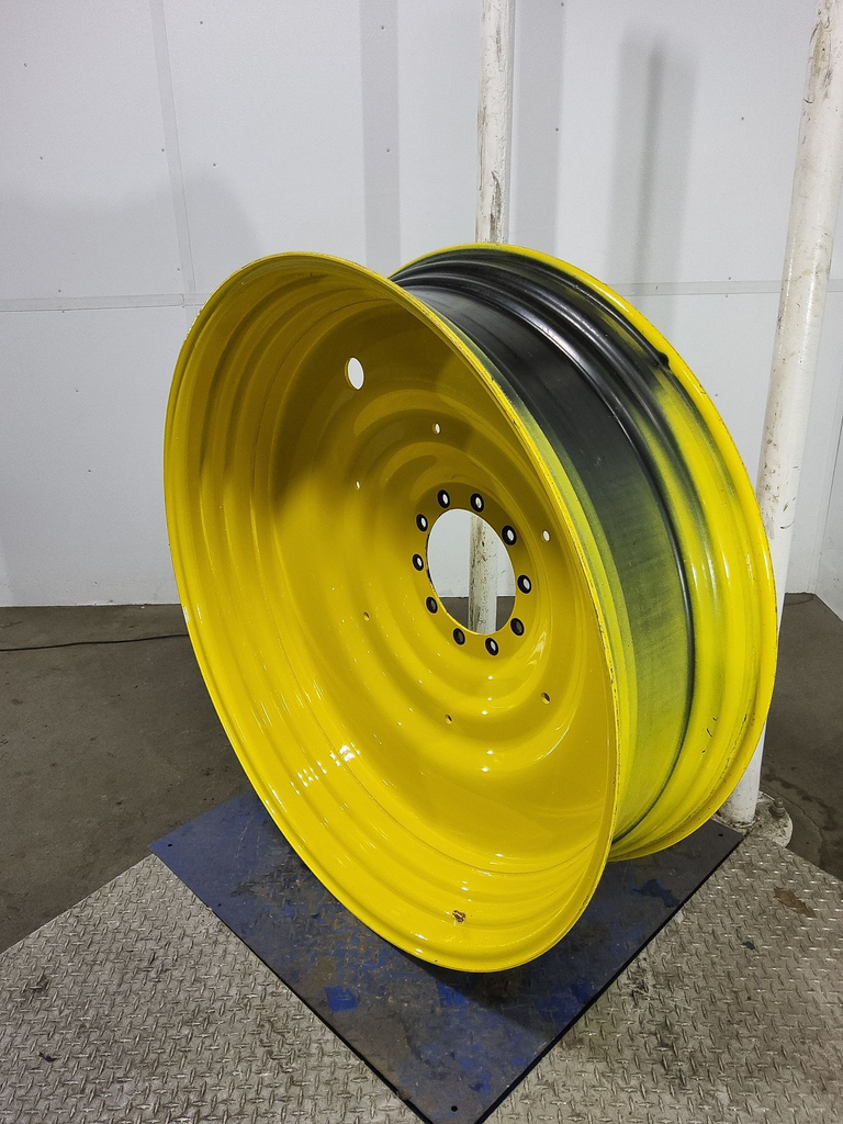 15"W x 50"D, John Deere Yellow 10-Hole Formed Plate