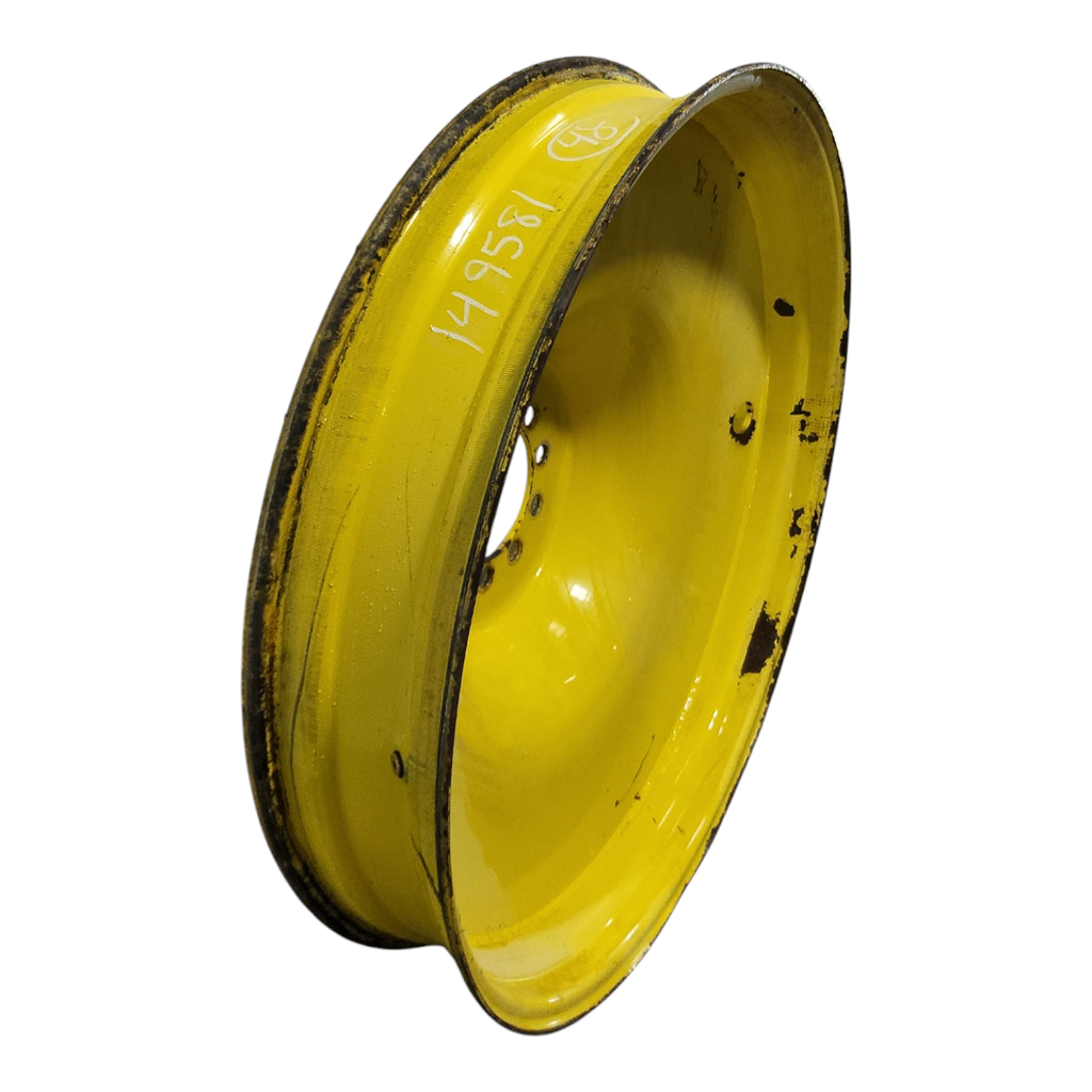 8"W x 48"D, John Deere Yellow 10-Hole Spun Disc