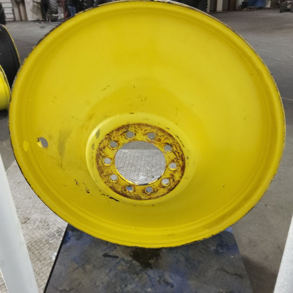 8"W x 48"D, John Deere Yellow 10-Hole Spun Disc