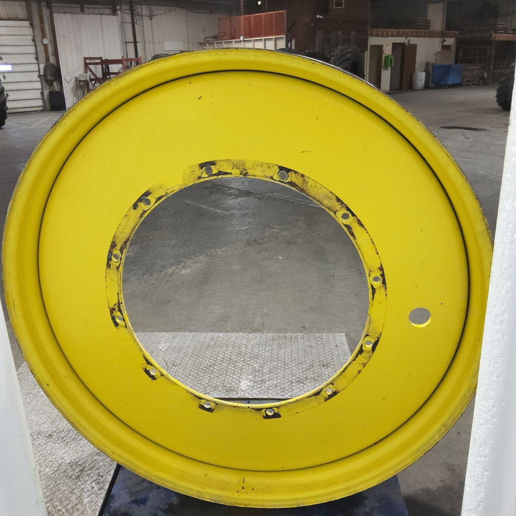 12"W x 54"D, John Deere Yellow 12-Hole Stub Disc