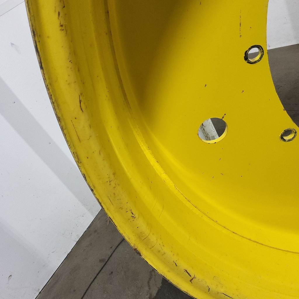 12"W x 54"D, John Deere Yellow 12-Hole Stub Disc