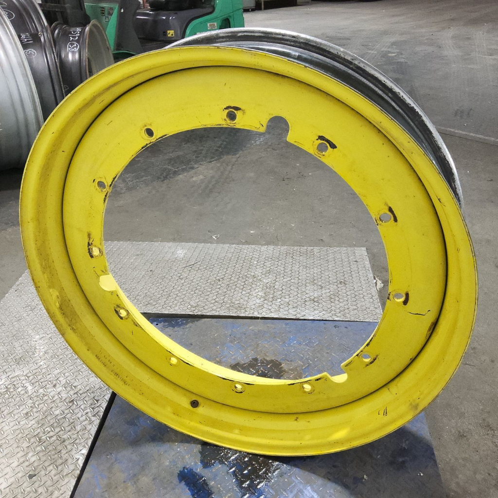 10"W x 42"D, John Deere Yellow 12-Hole Stub Disc