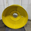 16"W x 46"D, John Deere Yellow 10-Hole Formed Plate 46X16 Formed JDY 10bolt