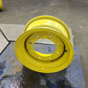 9"W x 18"D, John Deere Yellow 8-Hole Flat Plate